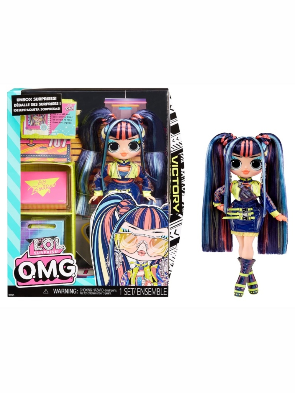 L.O.L. Surprise! LOL Surprise OMG Victory Fashion Doll with Multiple Surprises